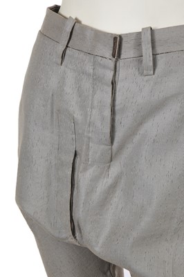 Lot 205 - A Carol Christian Poell grey X-light suit, 2012