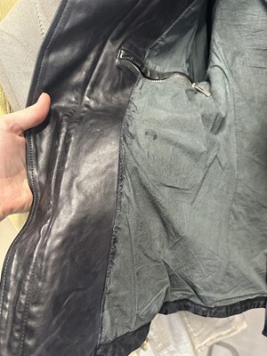 Lot 54 - A Carol Christian Poell men's garment-dyed black horse leather prosthetic jacket, 2011