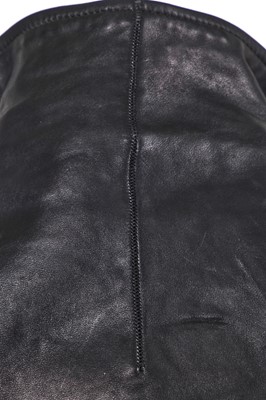Lot 54 - A Carol Christian Poell men's garment-dyed black horse leather prosthetic jacket, 2011