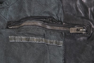 Lot 54 - A Carol Christian Poell men's garment-dyed black horse leather prosthetic jacket, 2011