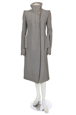 Lot 206 - A Carol Christian Poell grey X-face coat, 2012