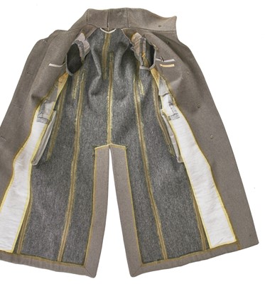 Lot 206 - A Carol Christian Poell grey X-face coat, 2012