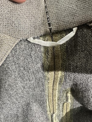 Lot 206 - A Carol Christian Poell grey X-face coat, 2012