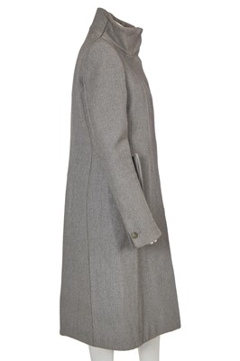 Lot 206 - A Carol Christian Poell grey X-face coat, 2012