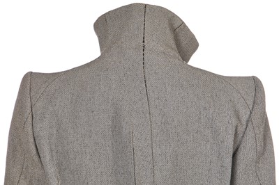 Lot 206 - A Carol Christian Poell grey X-face coat, 2012