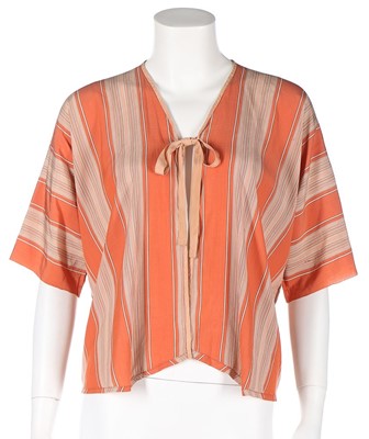 Lot 4 - Six summer day dresses, 1920s, including a...