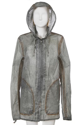 Lot 62 - A Carol Christian Poell men's garment-tanned 'extremely dark blue' leather jacket, '00 Off Scene' collection, Spring-Summer 2008