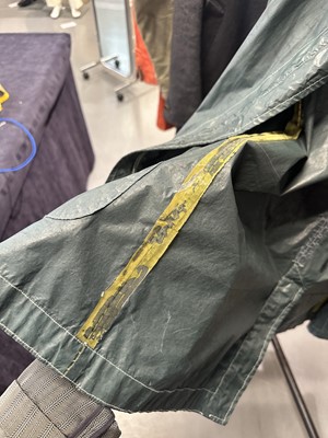 Lot 217 - A Carol Christian Poell garment-dyed dark green nylon coat, 'Self-Same' collection, 2009