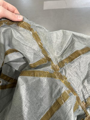 Lot 63 - A Carol Christian Poell men's garment-dyed grey polyester hooded coat, '00 Off Scene' collection, Spring-Summer 2008