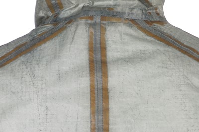 Lot 63 - A Carol Christian Poell men's garment-dyed grey polyester hooded coat, '00 Off Scene' collection, Spring-Summer 2008