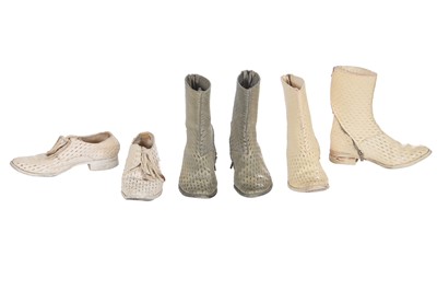 Lot 209 - A group of Carol Christian Poell perforated leather footwear, circa 2010