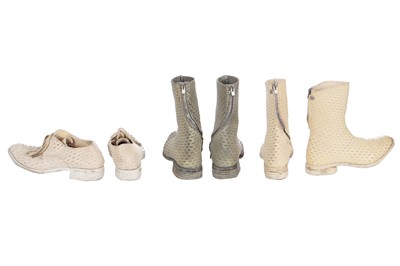 Lot 209 - A group of Carol Christian Poell perforated leather footwear, circa 2010