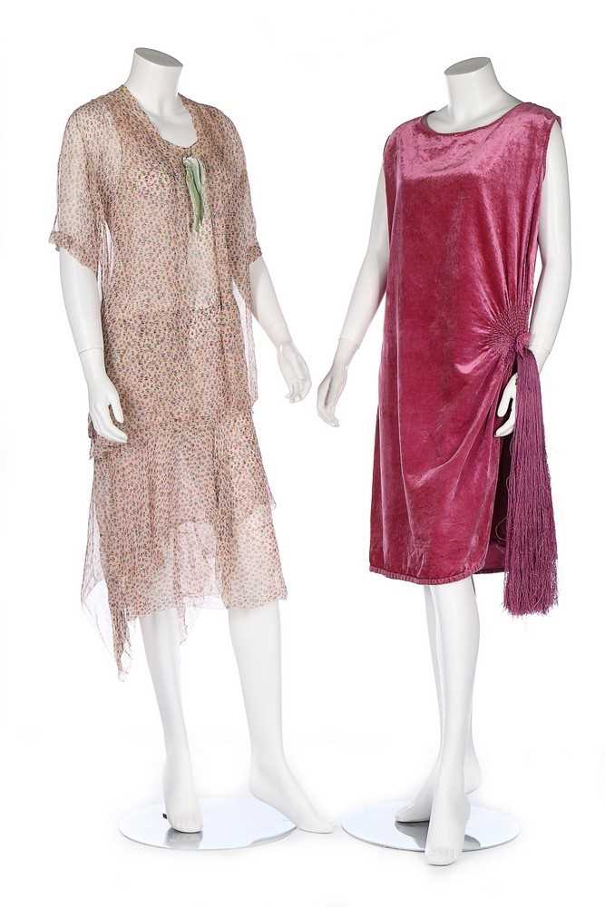 Lot 6 - A group of pretty lingerie, dresses and...