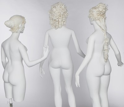 Lot 122 - Three bespoke Gem's Studio historic figures