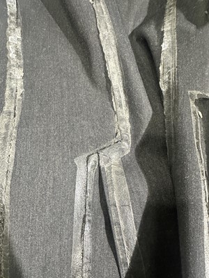 Lot 218 - A Carol Christian Poell grey wool-cotton blend coat, 'Disjointed' collection, Autumn-Winter 2007-08
