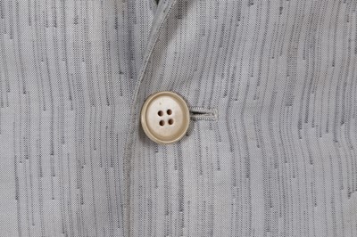 Lot 60 - A Carol Christian Poell men's speckled grey polyester 'invisible stitch' blazer, 'Self-Same' collection, 2009
