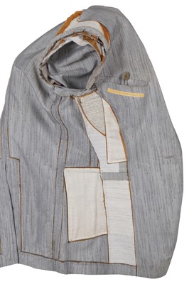 Lot 60 - A Carol Christian Poell men's speckled grey polyester 'invisible stitch' blazer, 'Self-Same' collection, 2009