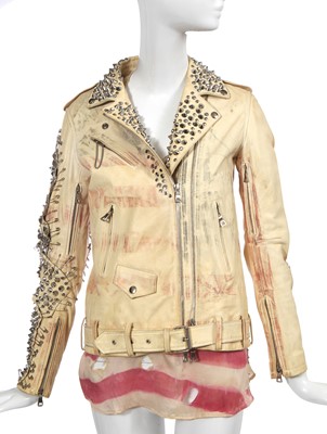 Lot 82 - A Balmain by Christophe Decarnin American flag leather jacket, Spring-Summer 2011