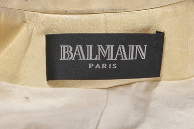 Lot 82 - A Balmain by Christophe Decarnin American flag leather jacket, Spring-Summer 2011