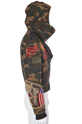 Lot 9 - A Balmain by Olivier Rousteing men's camouflage print cotton bomber jacket, Autumn-Winter 2014-15