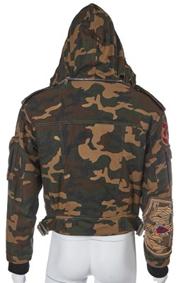 Lot 9 - A Balmain by Olivier Rousteing men's camouflage print cotton bomber jacket, Autumn-Winter 2014-15