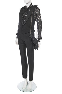 Lot 11 - A Saint Laurent by Hedi Slimane men's black ensemble, circa 2014