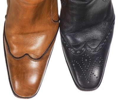 Lot 39 - Four pairs of Yves Saint Laurent by Tom Ford men's Jonny boots, circa 2004