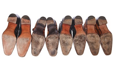 Lot 39 - Four pairs of Yves Saint Laurent by Tom Ford men's Jonny boots, circa 2004