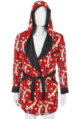 Lot 4 - A Saint Laurent by Hedi Slimane men's printed crêpe jacket, Spring-Summer 2016