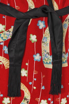 Lot 4 - A Saint Laurent by Hedi Slimane men's printed crêpe jacket, Spring-Summer 2016