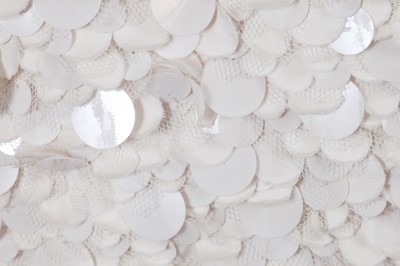 Lot 28 - A Dior Homme by Hedi Slimane white sequined bomber jacket, Spring-Summer 2007
