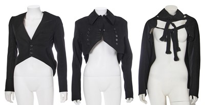 Lot 31 - A group of Dior Homme by Hedi Slimane jackets and accessories, Autumn-Winter 2006-07