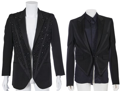 Lot 38 - Two Dior Homme by Hedi Slimane black wool blazers, Spring-Summer 2004