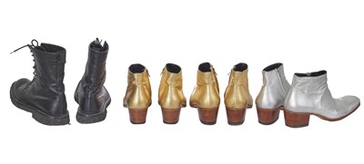 Lot 40 - Four pairs of Dior Homme by Hedi Slimane boots, 2000s