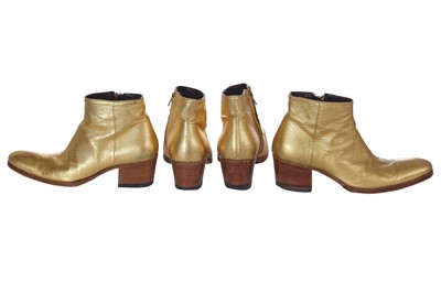 Lot 40 - Four pairs of Dior Homme by Hedi Slimane boots, 2000s