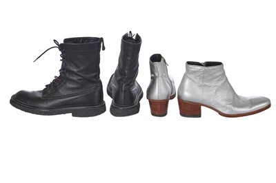 Lot 40 - Four pairs of Dior Homme by Hedi Slimane boots, 2000s