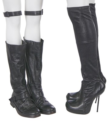 Lot 66 - Four pairs of designer boots and shoes, 2000s-2010s