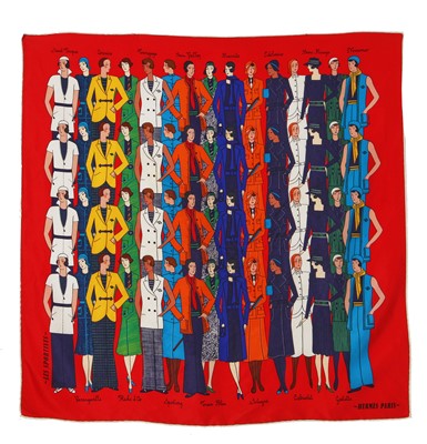 Lot 171 - A group of Hermès scarves and gloves, 2000s-2010s