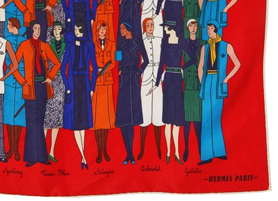 Lot 253 - A group of Hermès scarves and gloves, 2000s-2010s