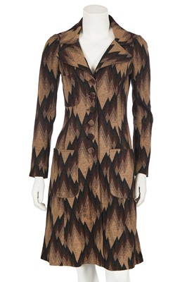 Lot 497 - A Biba Bargello knit coat, circa 1970