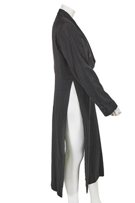 Lot 353 - A Jean Paul Gaultier pinstripe wool coat, circa 1990