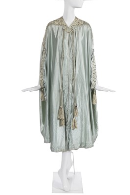 Lot 461 - A Liberty & Co pale blue silk opera cape, circa 1920