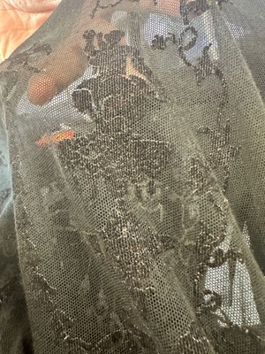 Lot 81 - A Vivienne Westwood men's boulle-flocked mesh T-shirt, probably 'Portrait' collection, Autumn-Winter 1990-91