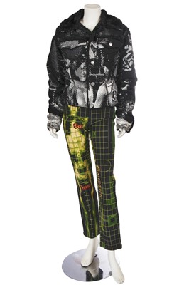 Lot 314 - A Jean Paul Gaultier denim ensemble, mid 1990s