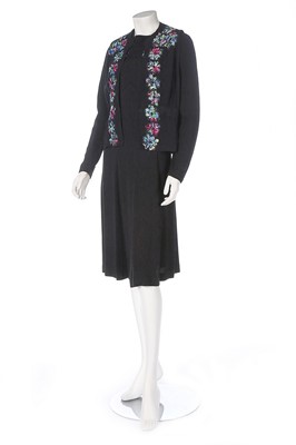 Lot 13 - A group of afternoon and dinner-wear, 1940s,...