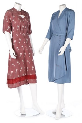 Lot 13 - A group of afternoon and dinner-wear, 1940s,...