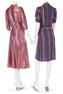 Lot 13 - A group of afternoon and dinner-wear, 1940s,...