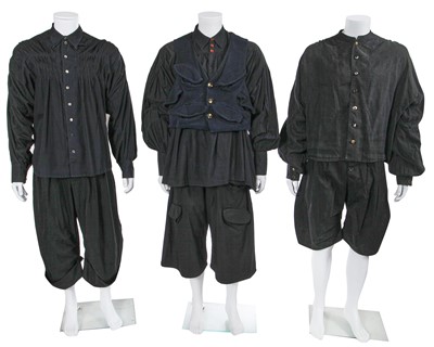 Lot 84 - Three Christopher Nemeth men's black ensembles, probably 1990s