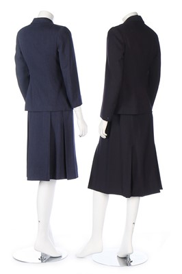Lot 15 - A group of woollen suits and dresses, 1940s,...