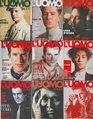 Lot 97 - Vogue L'Uomo near-complete run, 1988